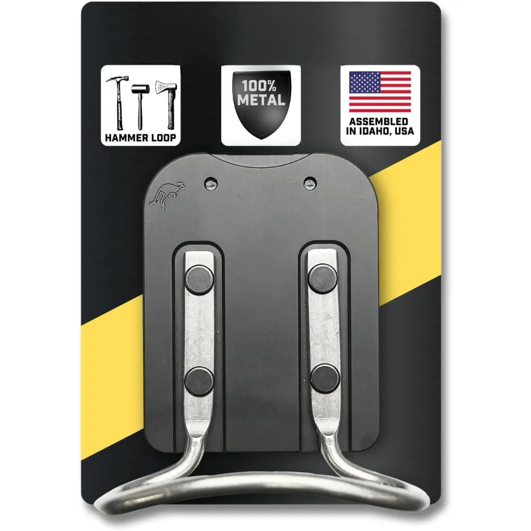 HammerMaster | Hammer Holder Loop - Clip-On Tool Belt Holster Holds Hammers, Hatchet, or Mallet