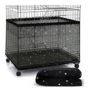 Universal Bird Cage Cover 360 Degree Mesh Net, Elastic Soft Seed Guard Skirt, Easy Cleaning Seed Catcher, Bird Cage Veil, Home Bird Cage Accessories