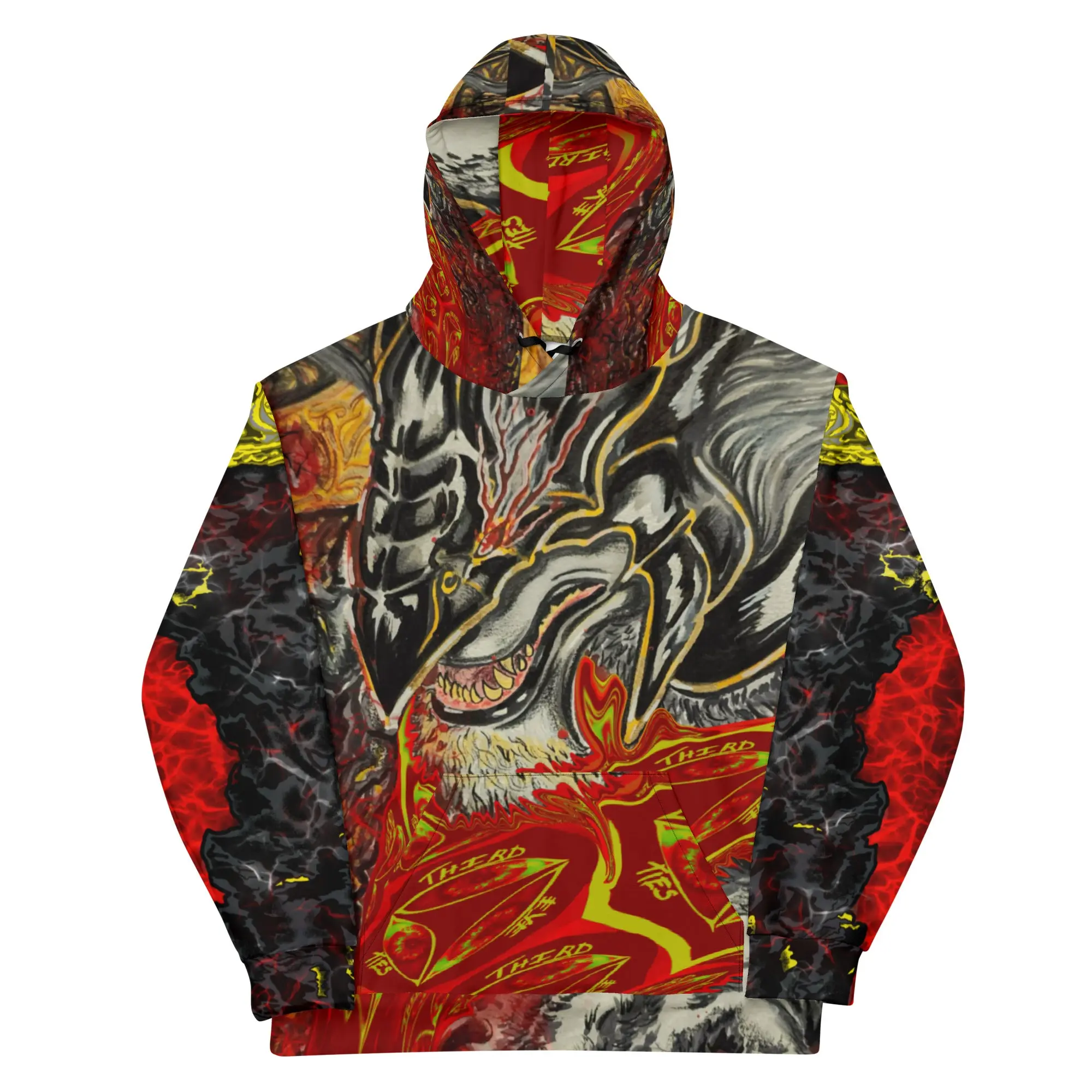 Maliketh by Godshand Unisex Hoodie - Fleece Print with Unique Design, Comfortable Fit, Soft Fabric, Ideal for Men's Sweaters and Tops
