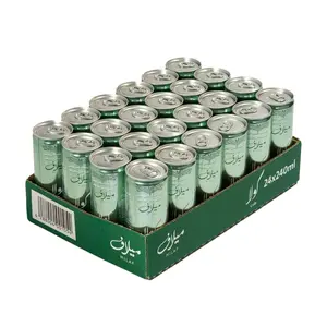 Milaf Date Cola Pack Of 24 - 8.1 fl oz | Sweet Carbonated Soda Soft Drink Made with Date Extract | Refreshing Non-Alcoholic Beverage | Ideal for Those Following Alcohol-Free Lifestyle Natural Sugar Flavor