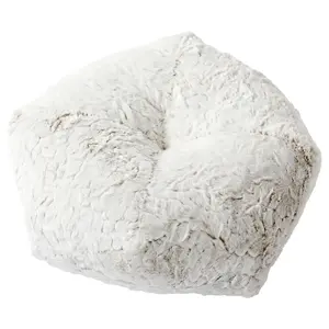Sorra Home Indoor Fauxchilla Knife Edge Geo Pillow Single