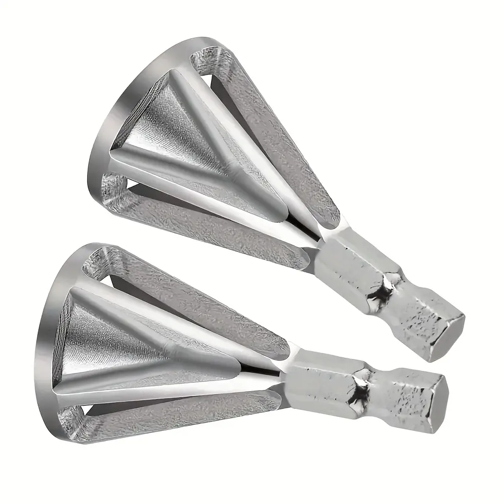 summerwins Durable Steel External Chamfer Bit, Drill Attachment for Metal Deburring & Beveling Chamfered Edges, Chuck-Compatible Home Supplies Accessory for DIY Enthusiasts,home decor