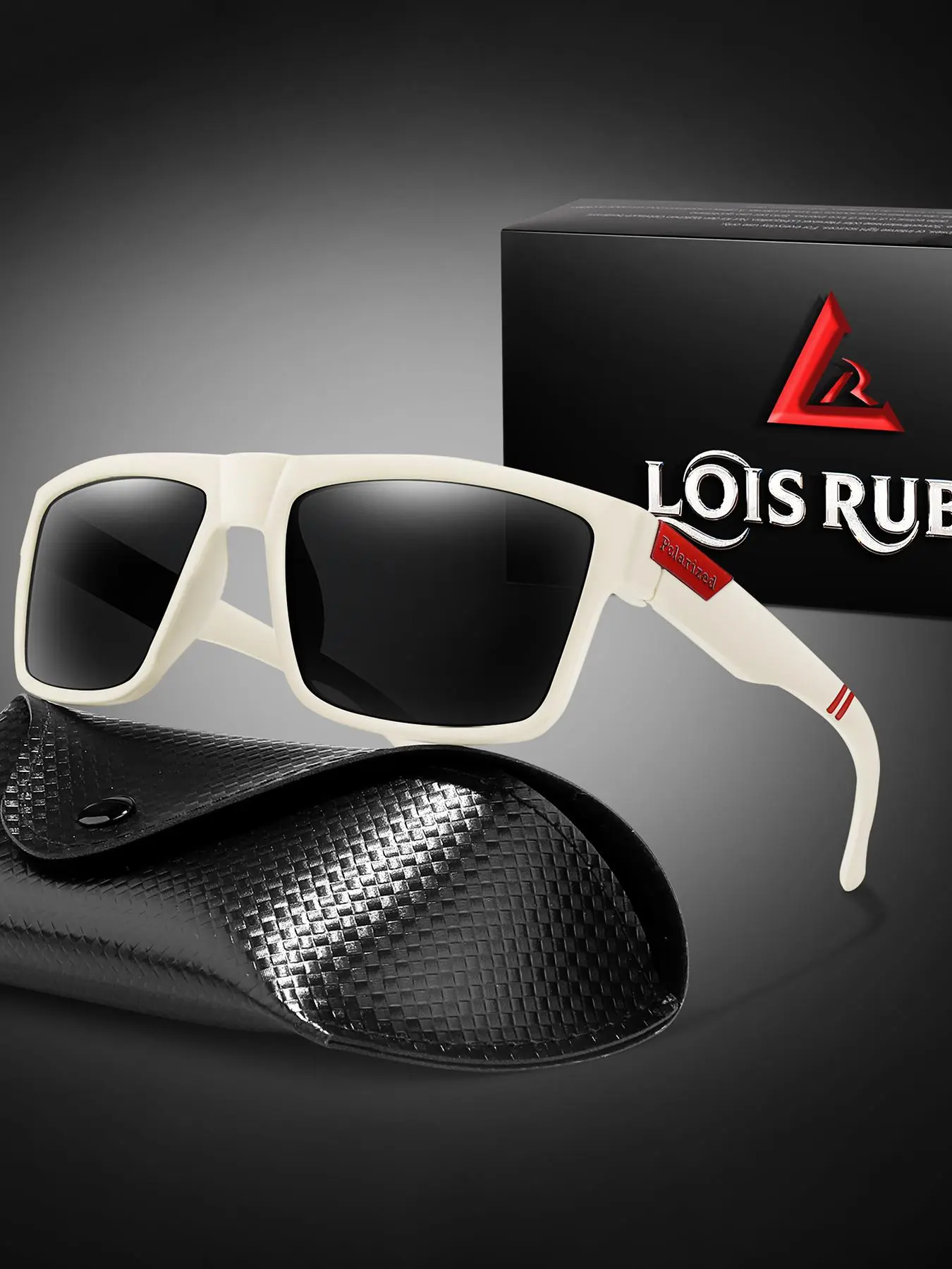 Fashion Polarized Summer Sports Sunglasses Classic Square Frame, Outdoor Sports Eyewear, Polarized Lenses, Includes Glasses Case + Gift Packaging, Ideal for Outdoor Sports, Driving, Fishing, Cycling, Sporty Sunglasses