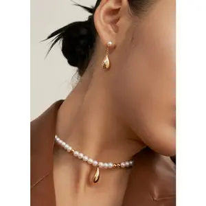 18K Gold Vermeil｜Ocean Droplet Necklace For Her, Perfect Gift For Her