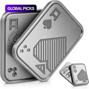 Magnetic Metal Fidget Toys for Adults & Teens, Stress Relief Fidgeting, Manual Rotation Stress Relief Toy, Office Decompression Tabletop Toy（Magnet style） #GLOBAL PICKS