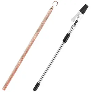 Jewelry Bracelet Aid Tool with Hook and Clip, Metal Jewelry Fastener for Necklaces/watches, Zipper and Crafts, Ideal for Arthritis Patients, Jewellery
