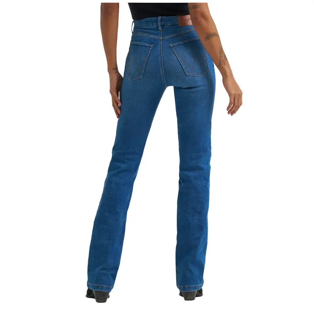 112374971 Wrangler Women's Bespoke High Rise Bootcut Jean - Pearl