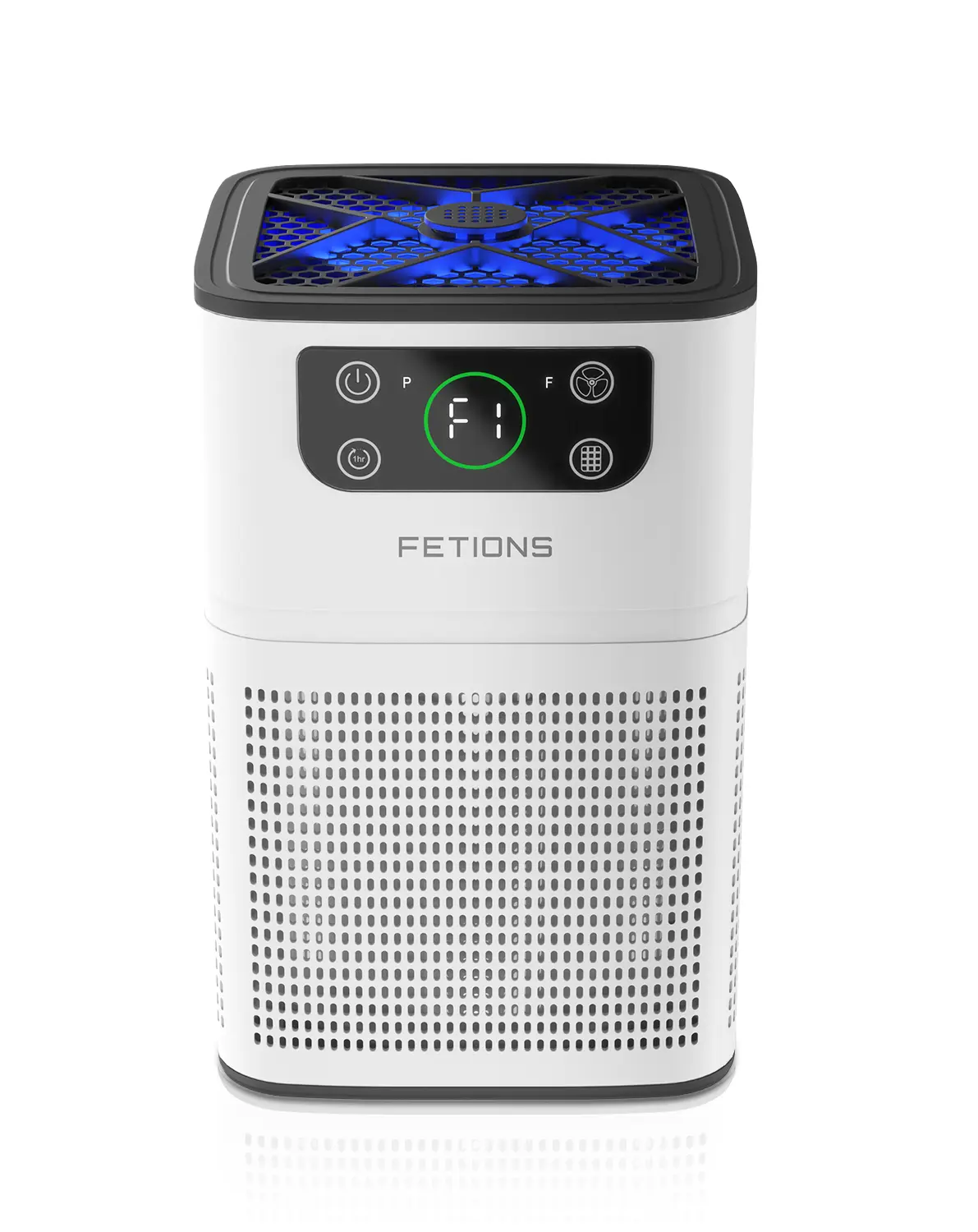 Air Purifier for Home: Aromatherapy & 3-in-1 Filtration PureBreath Haven with Compact Filter, White, 1 Pack