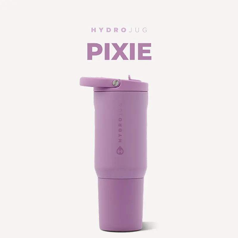 HydroJug Sport | Portable Leak-Proof Water Bottle with Flip Straw & Handle