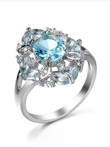 Fashion Wedding Engagement Ring ,Women's Ring Valentine's Day Gift, Christmas Jewelry, Bridal Wedding Engagement Accessory, Elegant Ladies' Ring