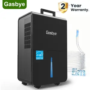 [2 Year Warranty]Gasbye 115 Pints 2026 Energy Star Dehumidifier for Spaces up to 45 Sq.Ft at Home, in Basement and Large Rooms with Drain Hose and 1.7 Gal Water Tank, 45dB Quiet Compressor