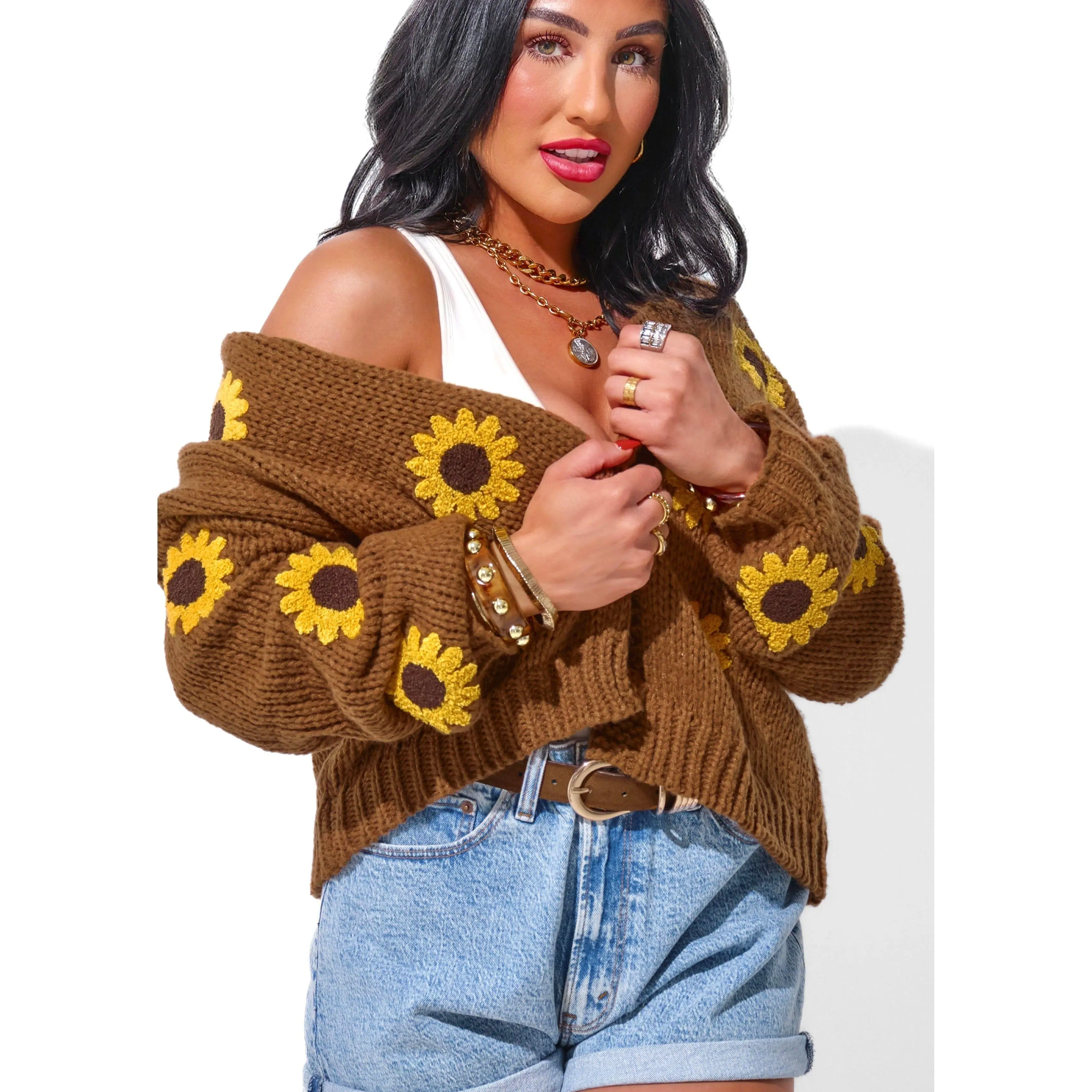 RETRO BLOOM CARDIGAN