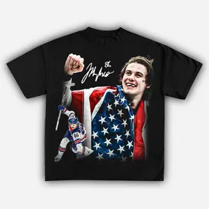 Hockey "GOLDEN GOAL" TEE, Winter Hockey Champion 2026 Shirt, Graphic Tees, Unisex Y2K Cotton Tee, Streetwear MADE IN USA Sweatshirt
