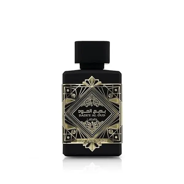 Lattafa Bade'e Al Oud Oud for Glory Eau De Parfum Spray 3.4 Ounce 100ml - Bold Fragrance with Woody, Spicy, and Floral Notes for Adults