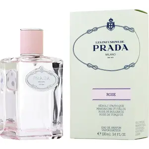 Prada Les Infusions De Rose Eau De Parfum for Women, Floral Scents Perfume with Lingering Fragrance Prada Les Infusions De Rose Eau De Parfum for Women, Floral Scents Perfume with Lingering Fragrance