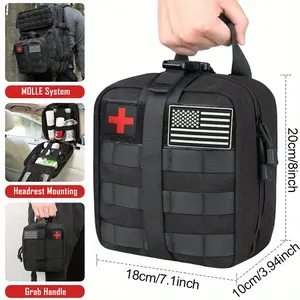 1000D Nylon Large First Aid Bag Empty Medical Ifak Pouch Molle EMT Tactical Trauma Emergency Medic Bag