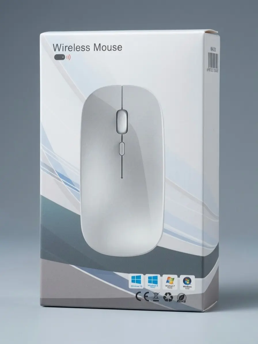 Wireless Mouse – Ultra Slim Silent Laptop Mouse for PC & Mac