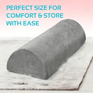 Lumbar Support Pillow for Lower Back, Leg & Knee Comfort, Ergonomic Design for Spine & Hip Alignment, Machine Washable Cover