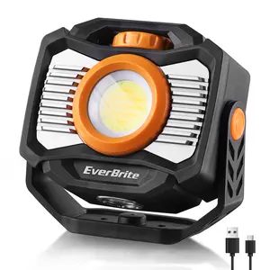 #fathersdaygift EverBrite Magnetic Work Light Rechargeable LED, 2000LM Portable Mechanic Light with 7 Modes, 360° Rotatable Stepless Dimming COB for Car Repairing, Emergency, Power Outage, Fishing, USB-C Power Bank