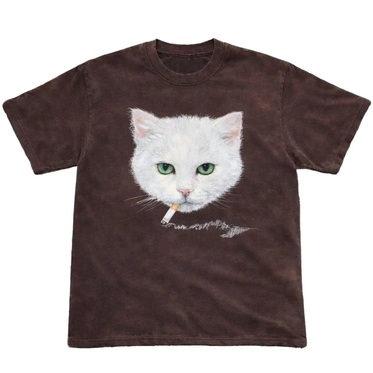 Gildan Men's and Women's T-shirt, Y2K cat graphic tee unisex, Animal tee, Y2k Unisex Graphic Tees Gothic Grunge Emo Scene Amity Affliction Style Clothes Menswear Womenswear Streetwear