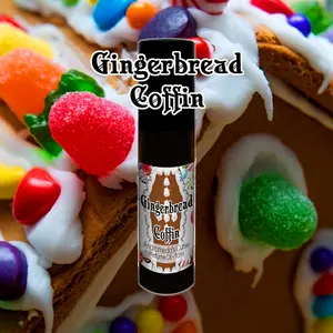 Gingerbread Coffin - Gingerbread, Rose, Wood  - Rollerball Perfume Oil