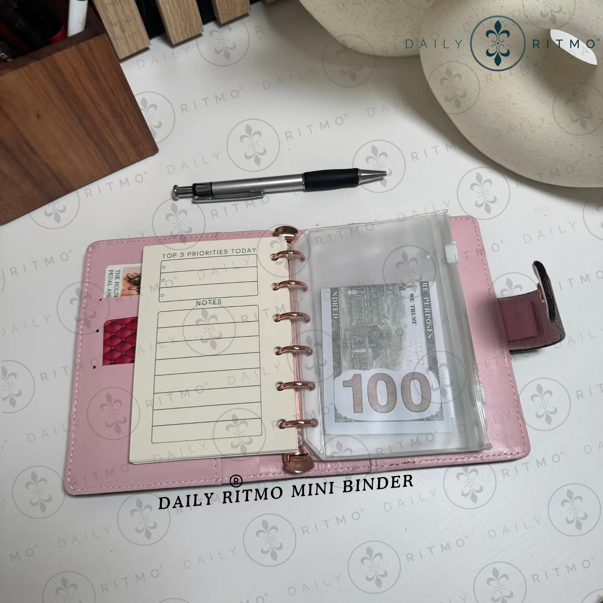 DAILY RITMO Mini Checkered A7 Wallet detail 4