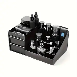 Men's Perfume Storage Box, Simple Cosmetic Organizer, Makeup Tool Organizer, Cosmetics Organizer Storage, Multi-Layer Design, Bathroom Counter, Dressing Table, Bedroom, Perfect Gift