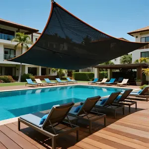 90% Blackout Cloth (Black) - 10 x 13ft UV-Resistant Shade Net with Reinforced Rivets, Suitable for Outdoor Adventures / Camping / Garden / Patio / Greenhouse.Mesh Shade Cloth,home essentials-tapestry