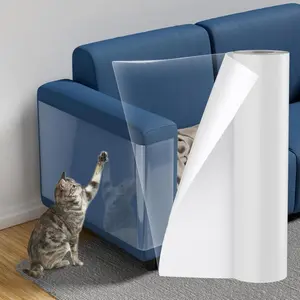 Cat Scratch Guard, 1 Count Thickened Large Coverage Self-adhesive Furniture Protector, No-nail Installation, Safe for Pets & Home Decor