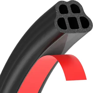 Ultimate Car Door Seal Kit| 32.8ft & 52.49ft Double Layer Weather Stripping| Universal Fit RV Hood Cover Soundproofing| Self-Adhesive Rubber Seals for Noise Reduction