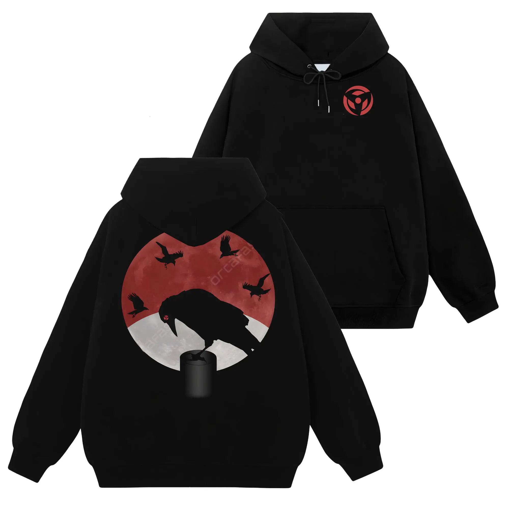 [Uchiha Fashion] Limited Itachi’s Crow Uchiha  - Naruto Shippuden #42 Hoodie T-Shirt Sweatshirt, Retro Vintage Unisex Graphic 90s Cotton, Gift For Wibu, Anime Manga Y2K Streetwear