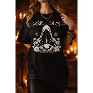 Suriel Tea Co. Spilling The Tea Shirt | ACOTAR Inspired Night Court Gossip Tee
