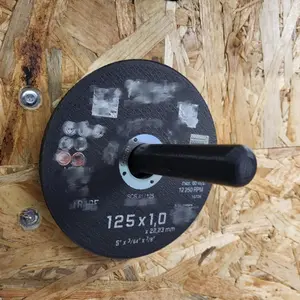 Wall Mount Bracket for 125mm Angle Grinder Grinding Wheel Space Saving Tool Organizer, Construction Tool Organizer for Garage Workshop Heavy Duty Grinder Holder for DIY Enthusiasts and Tradespersons Easy Install Tool Rack for Grinding Disc Accessory