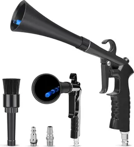 Air Blow Gun for Car Detailing, High Pressure Air Duster Blower Gun Tool for Drying Interiors, Cleaning Engines, Keyboards, Works with Air Compressor