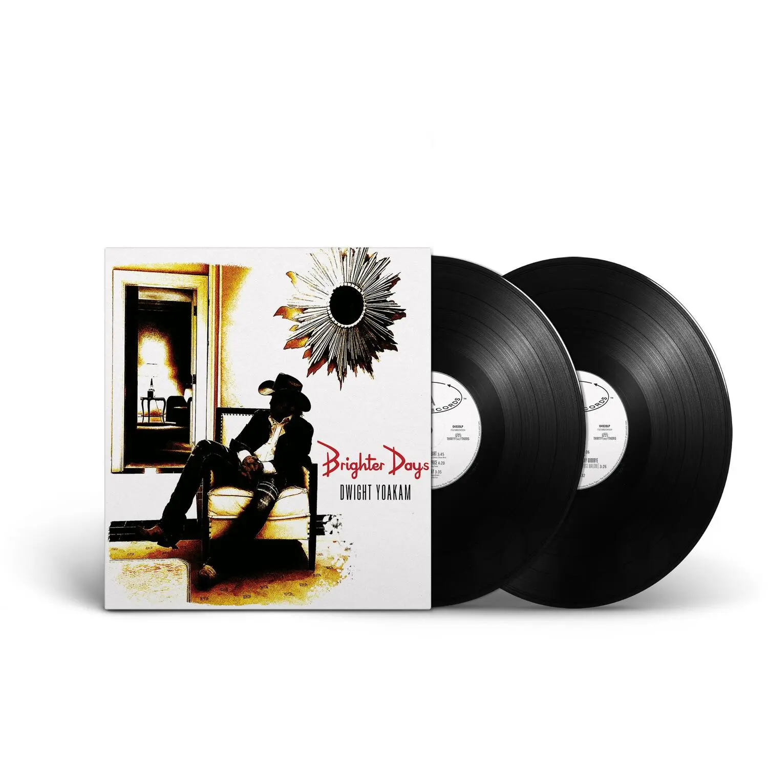 Dwight Yoakam Country Music Brighter Days Vinyl Record LP - via records, if only, bound away, a dream that never ends, california sky, Can't Be Wrong