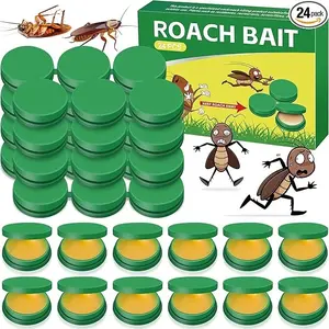Roach Killer Cockroach Traps for Indoor & Outdoor Infestation Control pack of 24 Set