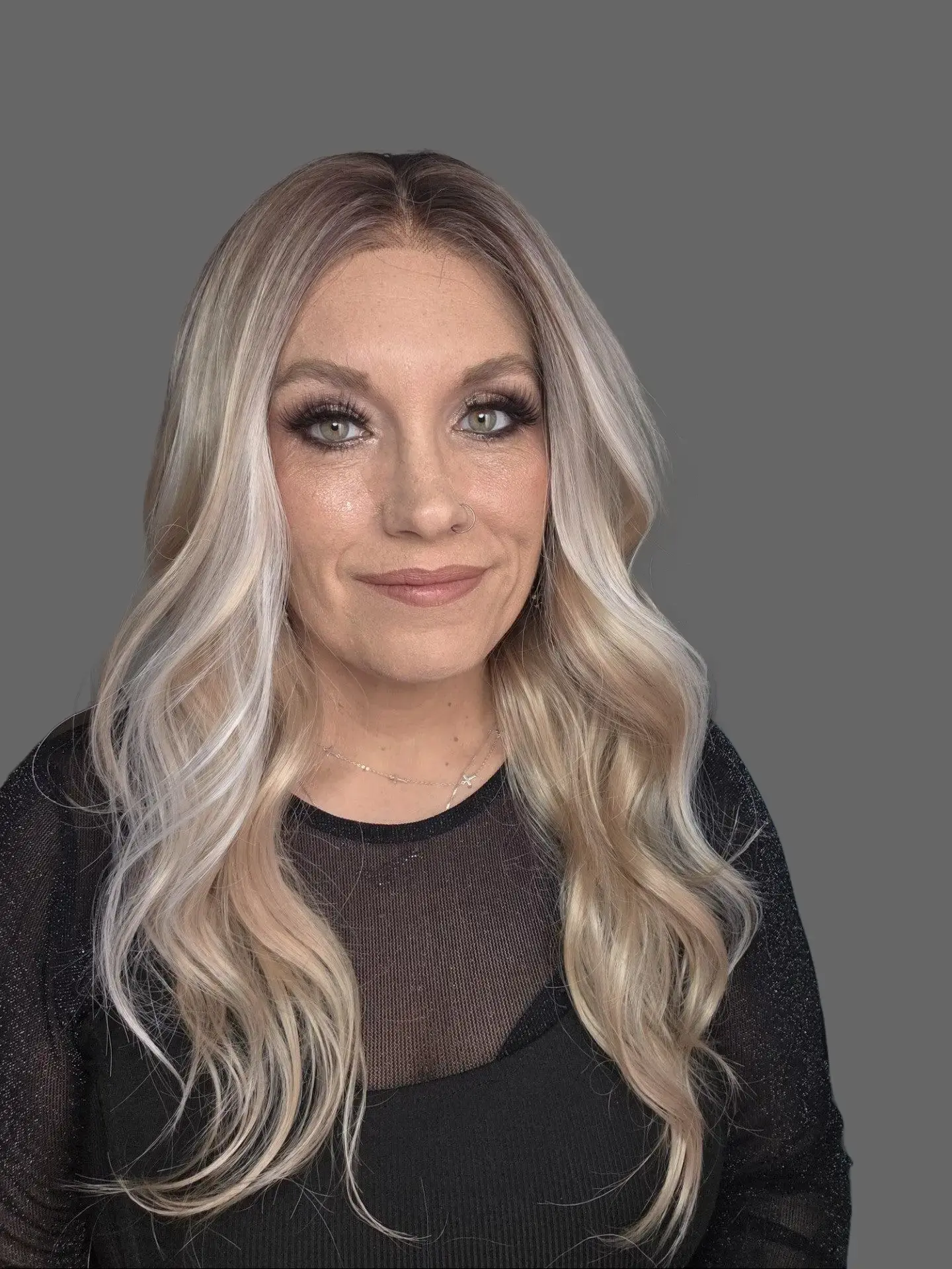CARKIRA Jaelynn 22 Inch Wavy Lace Front Wig, Cream Soda Blonde Heat Resistant Synthetic Hair with 13x4 Glueless Pre-Cut Natural Hairline, Office, Brunch, Unisex Names, Lace Frontal Wigs, Glueless Wigs