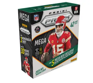 2025 Panini Prizm Football Mega Box (Mega Exclusives : NEON Green Pulsar Prizms)