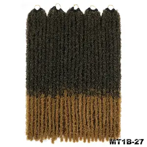 European and American Butterfly Faux Locs African Dreadlock Hair Extensions Crochet Hair Wig