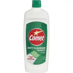 212 MAIN Comet 1014180 24oz No-Scent Bleach-Enhanced Soft Cleaner, Cream Form Container, Pack of 12, Indoor & Automotive Paint Care Home Cleaning Products