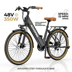 350W Electric Bike for Adults ‍️ 22MPH Fast Speed, 25–40 Mile Range, 26" Mountain E-Bike with 7-Speed & 5-Level Pedal Assist