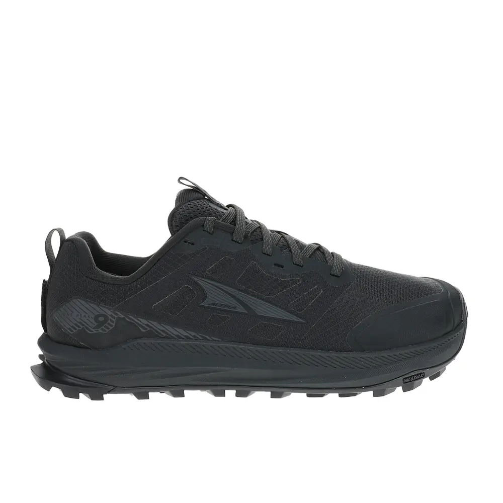 Altra Mens Lone Peak 9 Trail Running Sneakers Shoes - Black