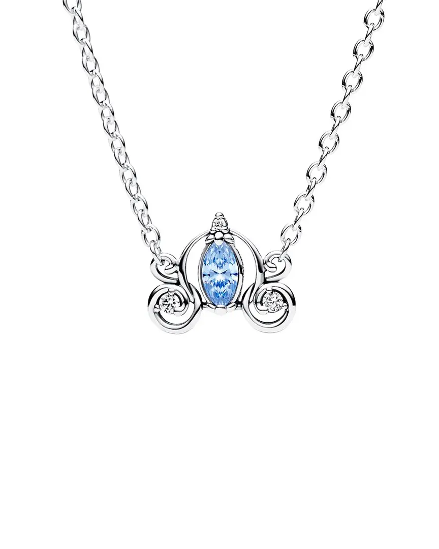 Pandora x Disney Silver CZ Cinderella's Carriage Collier Necklace