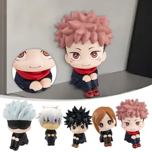 Anime Jujutsu Kaisen Figure Itadori Yuji Gojo Satori Fushiguro Megumi Kugisaki Kawaii Toy Model Action Figure Decoration