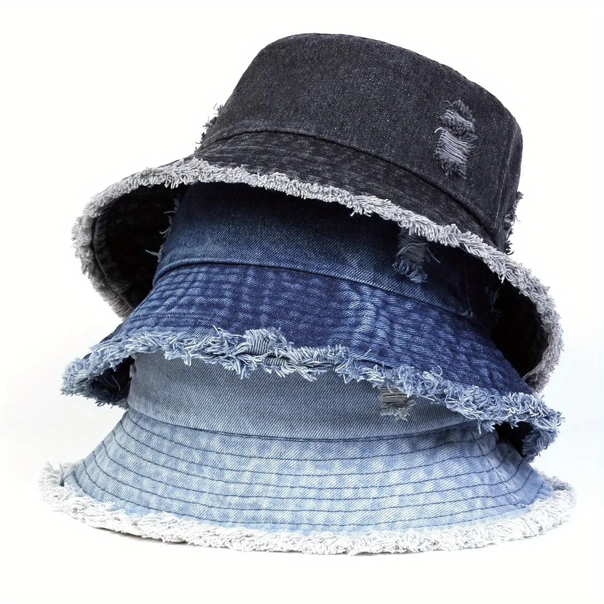 ganni denim bucket hat - TikTok Shop