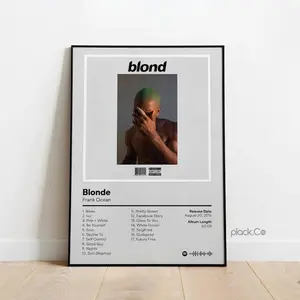 Frank Ocean - Blonde - Custom Album Poster - Hip Hop Wall Art - Custom Album Cover - Frank Ocean Poster - Custom Music Album - Gift Ideas