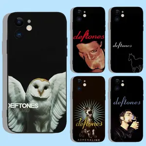 Band D-Deftones Phone Case For Apple iPhone 17 Pro Max 16 11 12 13 14 15 Plus Air Silicone Black Cover Protective Casing Shockproof