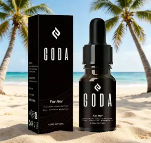 GODA For Her Pheromone Perfume Oil 15ml | Women’s Long-Lasting Floral Fragrance | Jasmine & Rose Sweet Spicy Vegan Travel Perfume