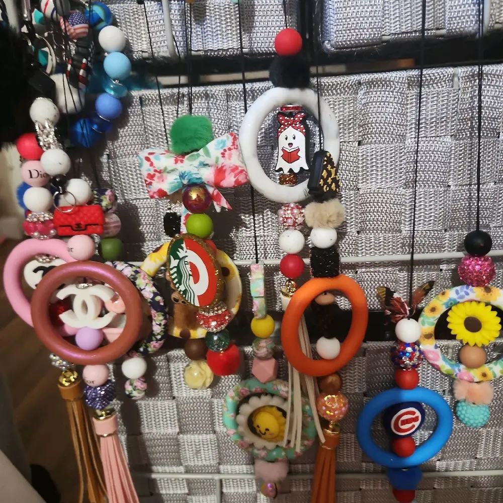 review mirror car charms