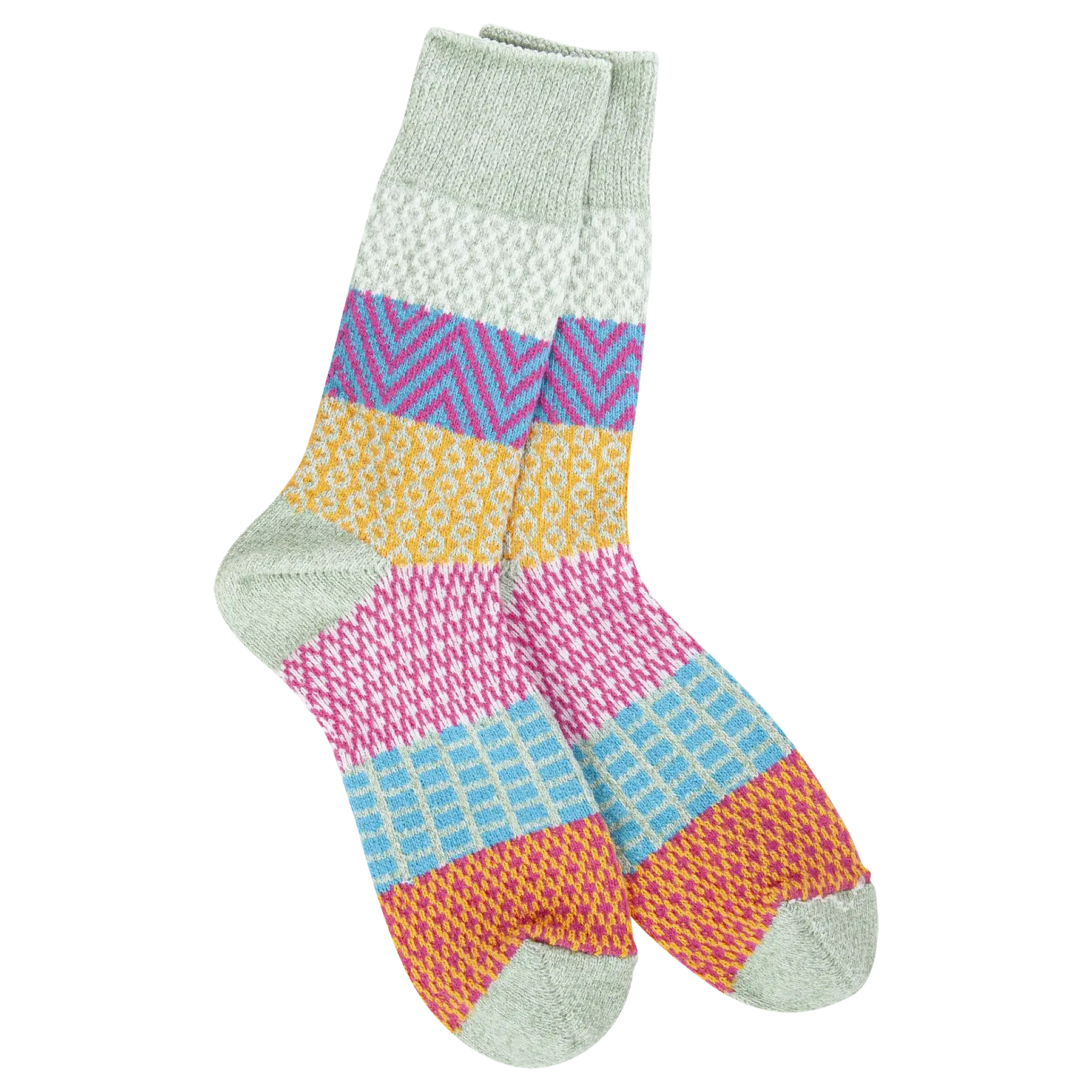 Sage Gallery Crew Sock